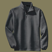 Sueded Finish 1/4 Zip Sweatshirt