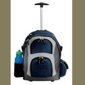 Port AuthorityÂ® - Wheeled Backpack. Navy/Dark Grey