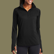 Ladies Sport Wick ® Stretch 1/4 Zip Pullover