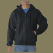 DryBlend® Adult Full-Zip Hooded Sweatshirt 12600 LEDD