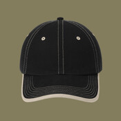 Vintage Washed Contrast Stitch Cap