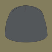 Fine Knit Skull Cap with Stripes