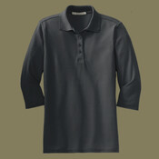Ladies Silk Touch 3/4 Sleeve Polo