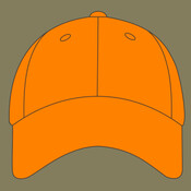 Enhanced Visibility Cap with Camo Brim