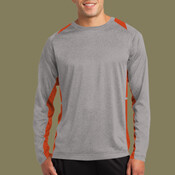 Long Sleeve Heather Colorblock Contender ™ Tee