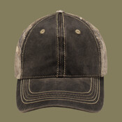 Pigment Print Camouflage Cap