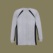 Adult Long Sleeve Colorblock Performance Tee