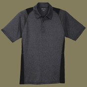 Heather Colorblock Contender Polo