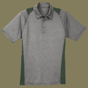 Heather Colorblock Contender Polo