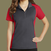 LST652SVJH Ladies Colorblock Micropique Sport Wick ® Polo
