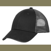 Double Mesh Snapback Sandwich Bill Cap