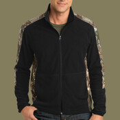 Camouflage Microfleece Full Zip Jacket