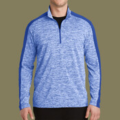 PosiCharge ® Electric Heather Colorblock 1/4 Zip Pullover