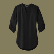 Ladies 3/4 Sleeve Tunic Blouse