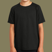 Youth PosiCharge ® Tri Blend Wicking Raglan Tee