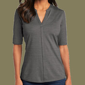 Port Authority ® Ladies Stretch Heather Open Neck Top