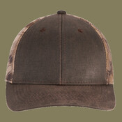 Pigment Print Camouflage Mesh Back Cap