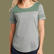 Ladies PosiCharge ® Tri Blend Wicking Fan Tee