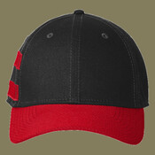 Stretch Cotton Striped Cap
