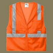 Ansi 107 Class 2 Mesh Zippered Vest