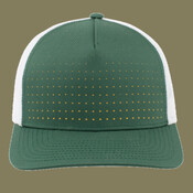 Perforated 5-Panel Trucker Snapback Cap