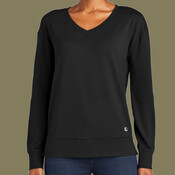 Ladies Luuma Flex Long Sleeve V Neck