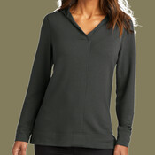 Ladies Microterry Pullover Hoodie