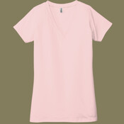 Junior Ladies Perfect Weight V Neck Tee
