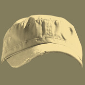 Distressed Military Hat