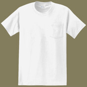 100% Cotton T Shirt with Pocket