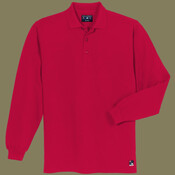 Port Authority® - Youth Long Sleeve Pique Knit Polo. Y320 