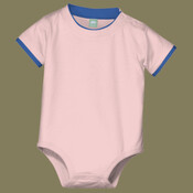 Infant Short Sleeve 1 Piece with Shoulder Snaps