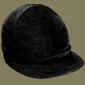 Knit Hat with Bill