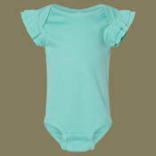 Infant Flutter Sleeve Baby Rib Bodysuit