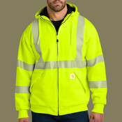 Ansi 107 Class 3 Lined Full Zip Sweatshirt