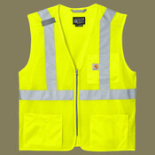Ansi Class 2 Mesh Zip Front Vest