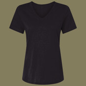 Women's USA-Made Fine Jersey V-Neck T-Shirt