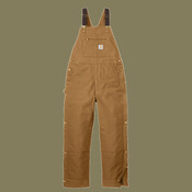 Short Firm Duck Insulated Bib Overalls
