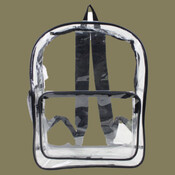 Large 17" Heavy Duty Clear Backpack