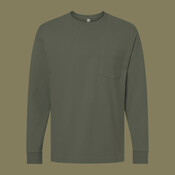 Unisex Super Heavyweight Long Sleeve Pocket Tee