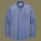 Tall Wrinkle Free Stretch Pinpoint Shirt