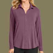 Women's Luxe Knit Button Tunic