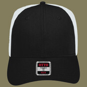 OTTO CAP® OTTO FLEX® Fitted 6 Panel Low Profile Mesh Back Trucker Hat