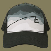 Printed Five-Panel Trucker Cap