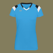 Ladies TruHit Tri-Color Short Sleeve Jersey