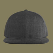 Wool Blend Heather Snapback Cap