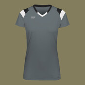 Girls TruHit Tri-Color Short Sleeve Jersey