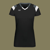 Girls TruHit Tri-Color Short Sleeve Jersey