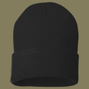 USA-Made 12'' Knit Cuffed Beanie