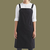 Cross Back Barista Bib Apron